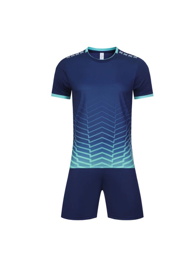 Football Suit Men's Printing Training Suit Children's Sports Short-sleeved Football Suit Personality Game Team Uniform