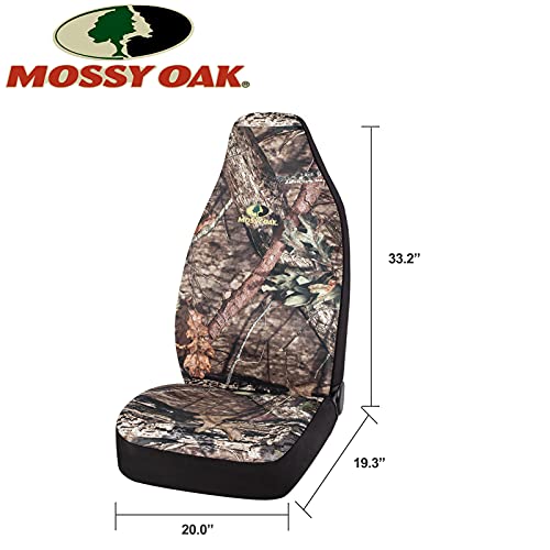 Mossy Oak Full Camo Seat Covers High Back - Made with Rip-Stop Oxford Fabric, Airbag Compatible, Universial Fit Most Bucket Seats - Official Licensed Product - Image 5