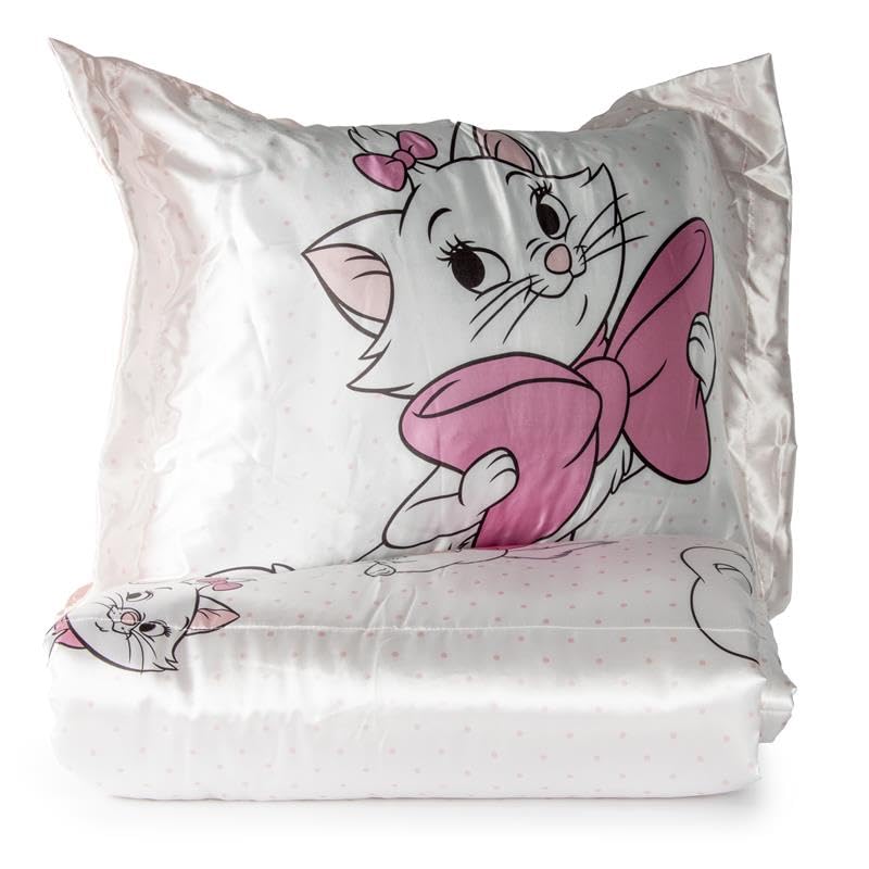 Jay Franco Kids Comforter Set Includes Sheets and Pillow Covers - Soft and Cozy Bed Set for Stylish Room Decor, White - Aristocats, 7 Piece Queen Size Bedding - Image 3