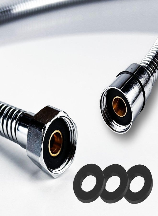 Voolan 4 Pack 3/4" Shower Head Filter Gasket + 4 Pack Rubber Washer, Creates A Seal to Prevent Leakage, for 1/2" Fixed Shower Head/Handheld Shower Hose - Image 5