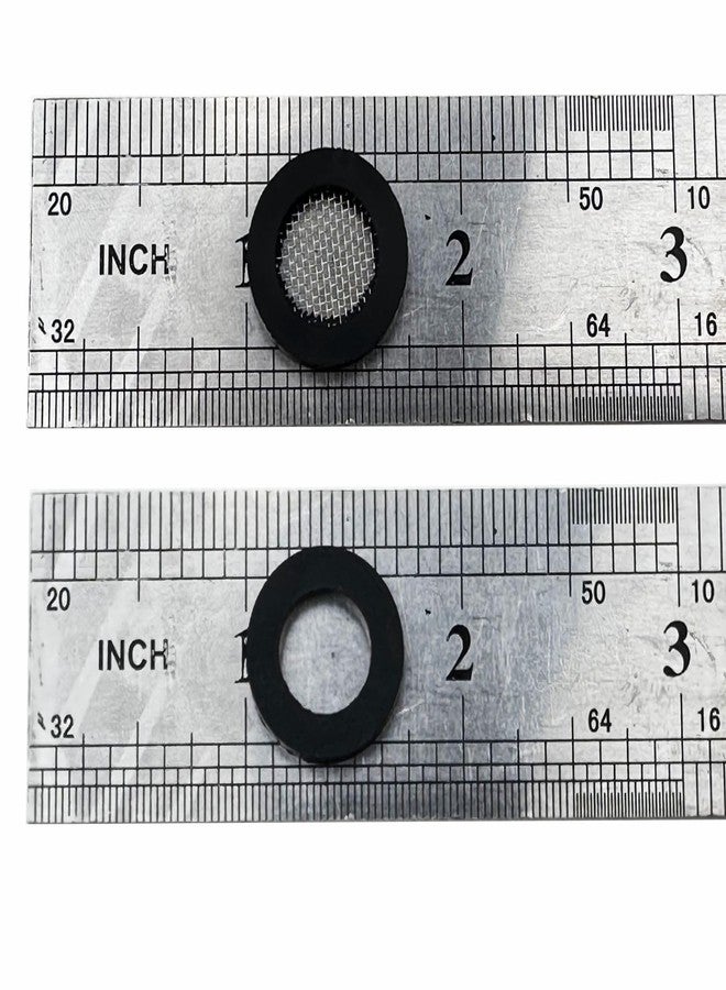 Voolan 4 Pack 3/4" Shower Head Filter Gasket + 4 Pack Rubber Washer, Creates A Seal to Prevent Leakage, for 1/2" Fixed Shower Head/Handheld Shower Hose - Image 4