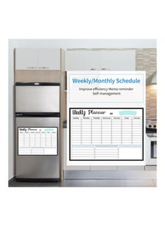 Loquat DIY Erase Calendar Magnetic Whiteboard White  - Image 3