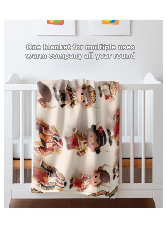 general Children's or student cartoon flannel thin blanket (warm and comfortable, suitable for sleep, games) 100cm*150cm - Image 3