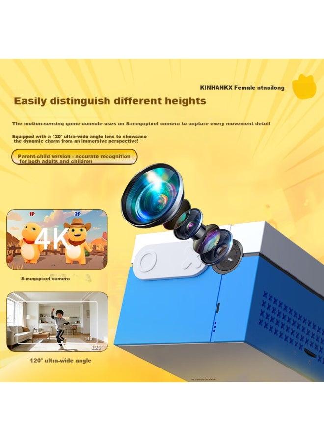 Kinhank All-in-one Motion Sensor Game Console 4k Tv Connection Home Large-scale Family Sports Free Massive 3d Games No Controller Needed Nairong Ip Collaboration Ai Motion Sensor Game - Image 5