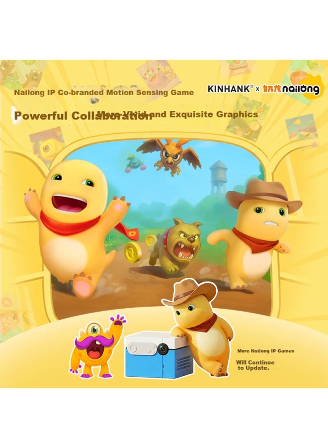 Kinhank All-in-one Motion Sensor Game Console 4k Tv Connection Home Large-scale Family Sports Free Massive 3d Games No Controller Needed Nairong Ip Collaboration Ai Motion Sensor Game - Image 1