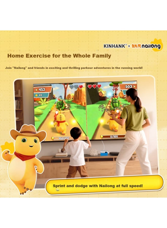 Kinhank All-in-one Motion Sensor Game Console 4k Tv Connection Home Large-scale Family Sports Free Massive 3d Games No Controller Needed Nairong Ip Collaboration Ai Motion Sensor Game - Image 3