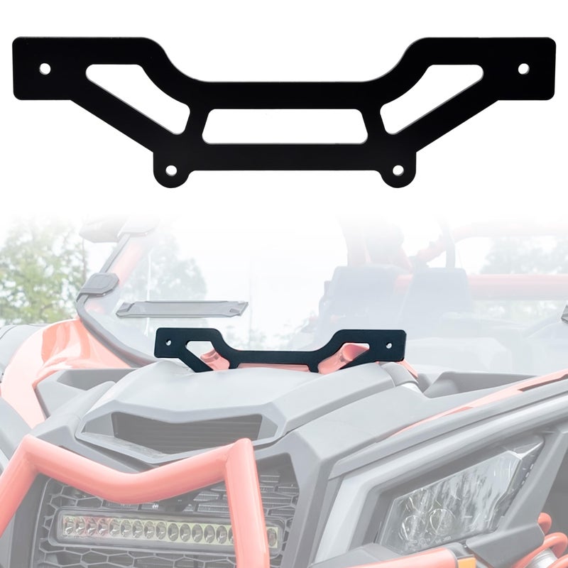 KATIMOTO Shock Tower Light Bar Bracket Mount for Can Am Maverick X3 / X3 Max 2017-2025, Work with 10"-14" LED Front Light Bar Mount Kit for Can-Am Maverick X3 X RS Turbo R 2017-2025 Accessories