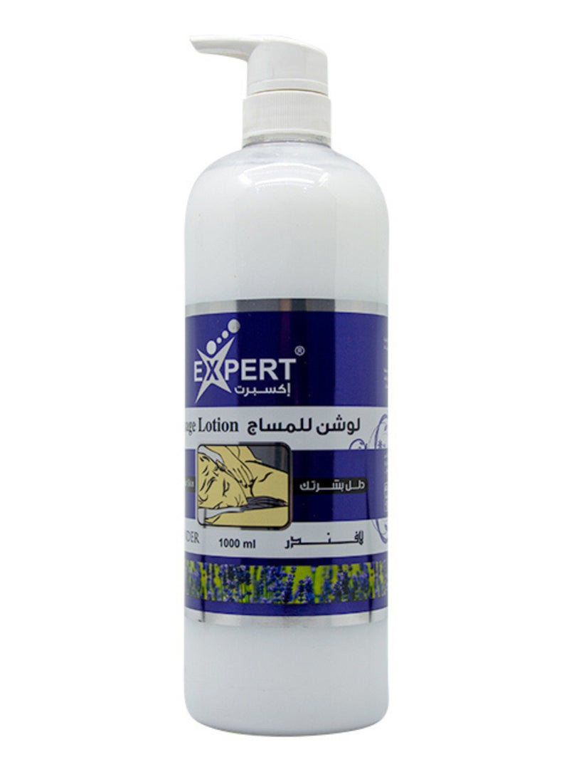 EXPERT Massage Lotion – Lavender – Relaxation & Skin Hydration – 1000 ml