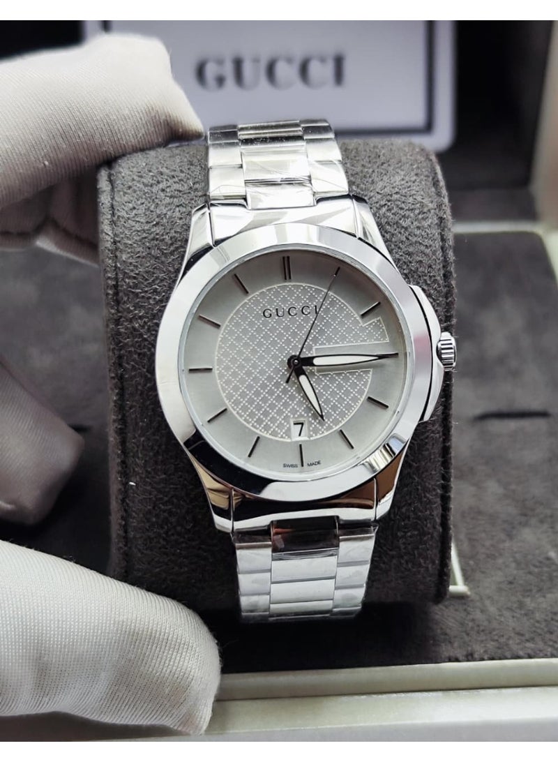 غوتشي ساعات جوتشي  فاخره جديد استل استيل اخر اصداااار فااااااخردرجه اولى