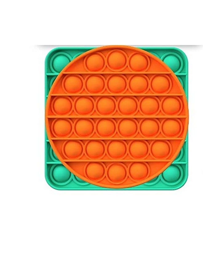 PLUSPOINT Pop it Rainbow Pop Fidget Toy, Push Pop Bubble Fidget Sensory Toy for Kids and Adults, Fidget Popper Stress Reliever- Many Shapes Sensory Fidget (Poppit 2pc) - Image 1