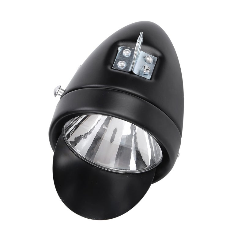 مصباح دراجة حديد LED: تصميم غطاء فاخر صناعي - مصباح دراجة حديد عتيق مشرق واضح سهل التركيب والتشغيل للركوب الليلي - Image 3
