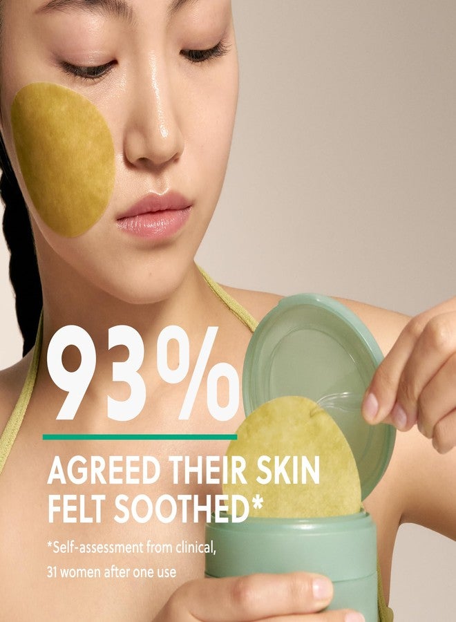 HANYUL Artemisia Soothing Toner Pads with Centella Asiatica & Hyaluronic Acid | Hydrating & Soothing Pre-Makeup Korean Toner Pads to Calm Visible Redness | for All Skin Types | 60 Pads - Image 3