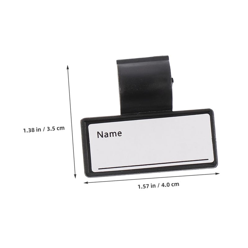 Writable Medical ID Clip Stethoscope Name Tag For Nurses Doctors 4 Pieces - Image 3