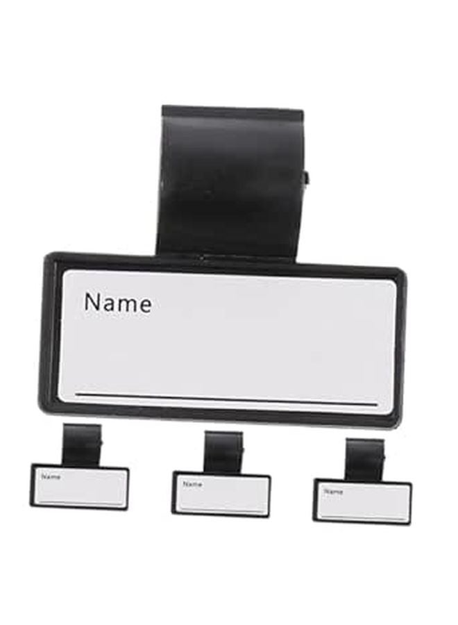 Writable Medical ID Clip Stethoscope Name Tag For Nurses Doctors 4 Pieces - Image 1