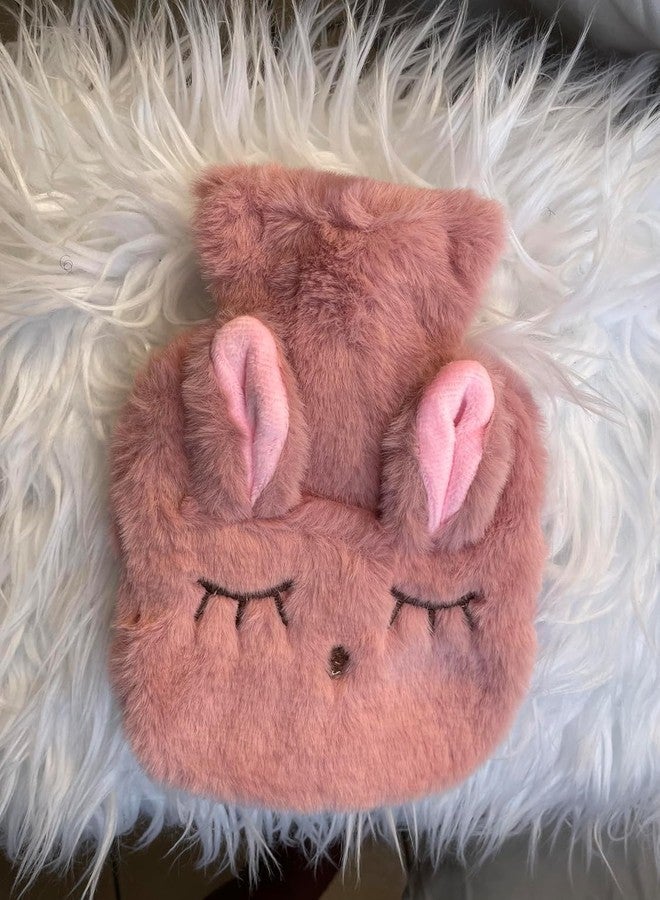 COSKIRA Hot Water Bottle with Cartoon Plush Cover, 350ML Cute Mini Hot Water Bag, Pocket Hot Water bag,Winter Warm Leakproof PVC Hot Water Bag, For Kids Cramps Women Period Pain Relief - Image 3