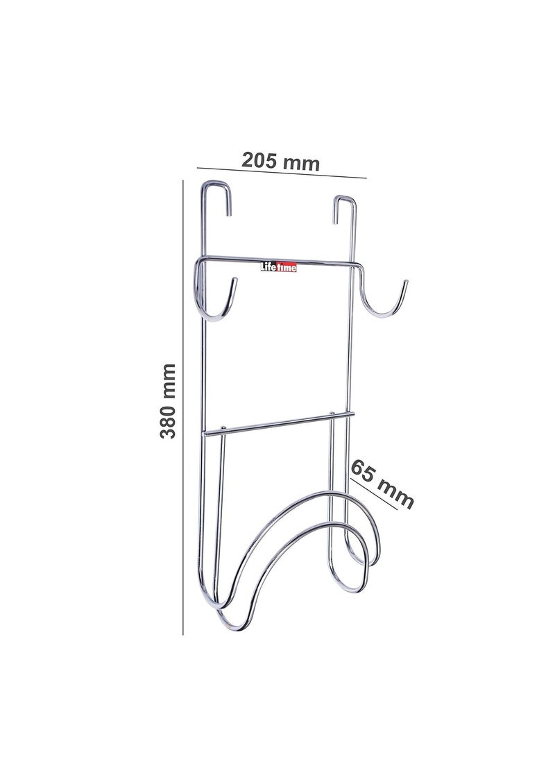 LIFE TIME Heavy Duty, Nano-Coated, No Screws Visible Metal Chakla Belan Stand