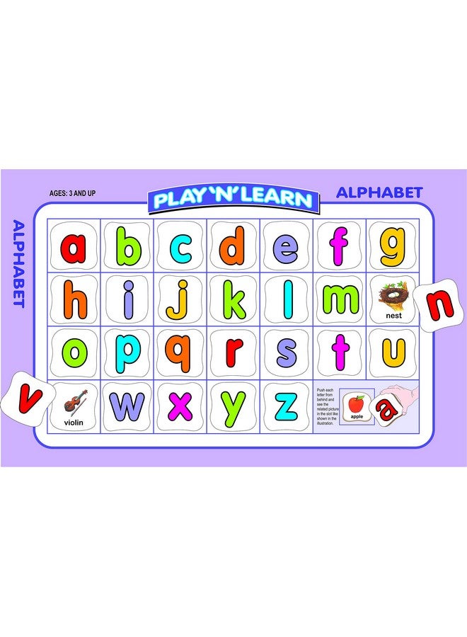 Creative's Play N Learn - Alphabets Small and Capital Letter Puzzles | Learn Alphabet Letters | Self-Correcting Puzzles | Learning Toys for Kids 2 to 5 Years - Image 2
