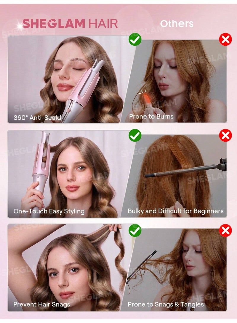 SHEGLAM سحر كيوبيد مكواة تجعيد فورية بلمسة واحدة - 32 مم - Image 5