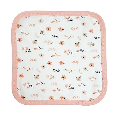 CUTE LANDINGS® New Born Baby Washable Reusable Muslin Cloth Handkerchief/Face Towel/Wash Cloth/Napkins/Toddlers/Infant/Gift Set/Essential/All Product/Cotton (Pack of 6) (Pack of 6) - Image 4