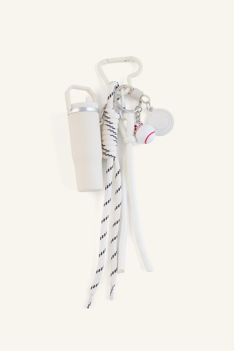 Sports Themed Charm Keychain