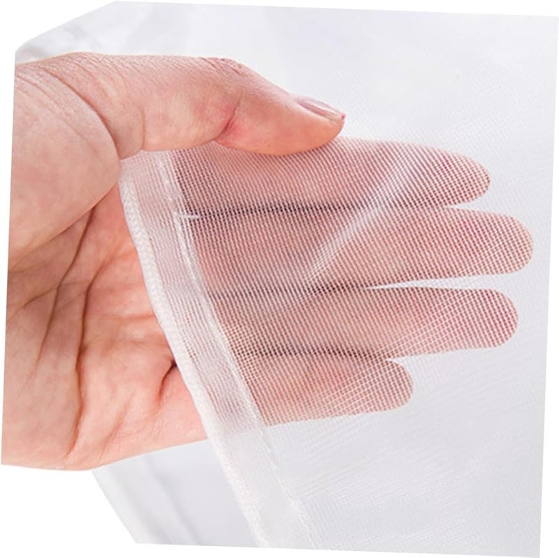 Thickened Mesh Laundry Bag Set 3pcs Drawstring Closure For Delicates Travel Home - Image 5
