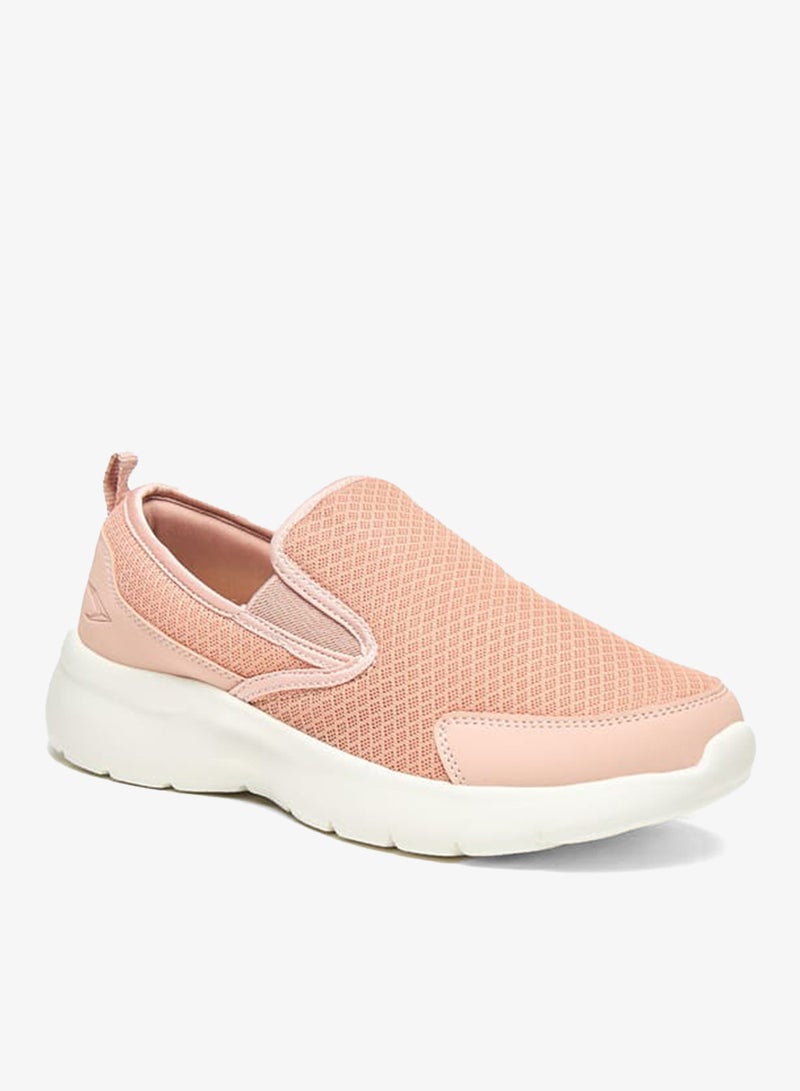 داش سنيكرز نسائي سهل الارتداء بنقوش مع ألسنة سحب - Image 1