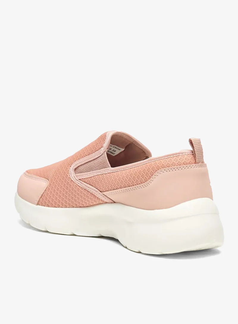 Dash Women Textured Slip-On Sports Shoes with Pull Tabs