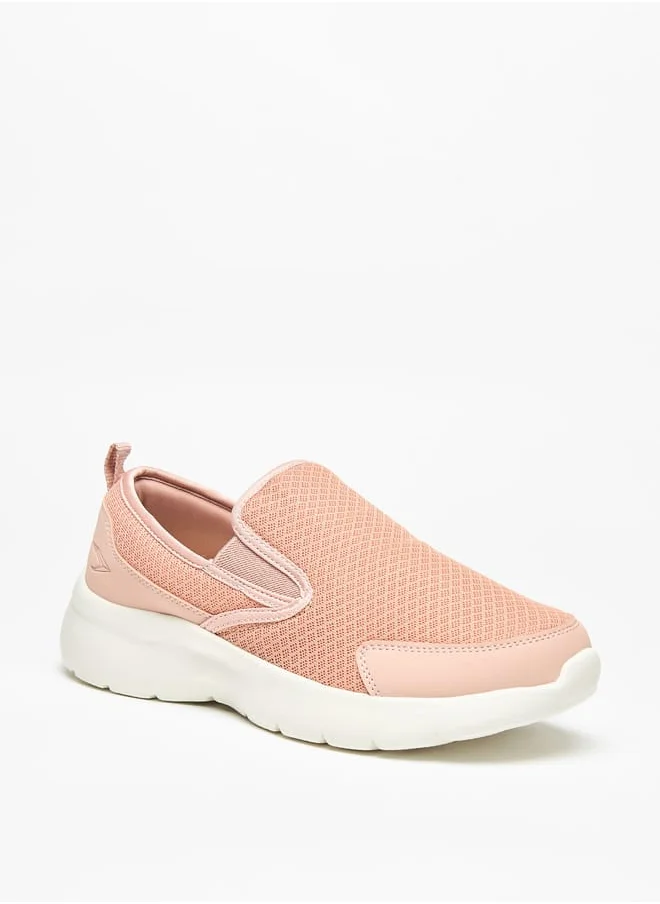 Dash Women Textured Slip-On Sports Shoes with Pull Tabs