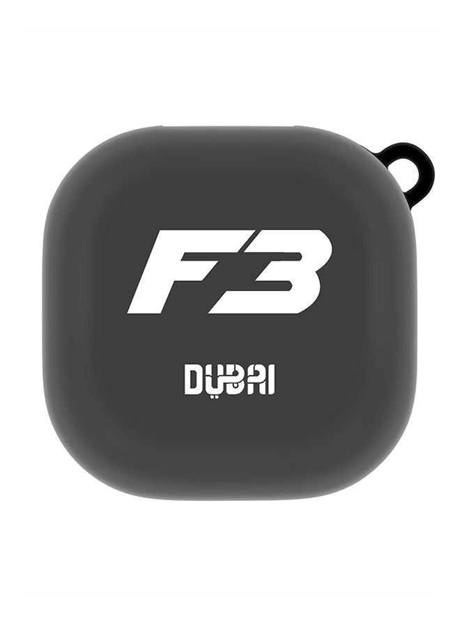 Stylizedd StylePods Custom Case Samsung Galaxy Buds Pro (2021) / Buds Live Case With Anti-Lost Keychain -  Faz3 Dubai Grey - Image 1