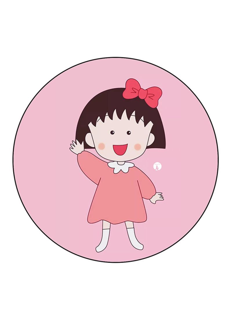 RKN Anime Chibi Maruko Chan Printed Large Pin Multicolour - Image 2