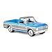 Greenlight 164 1972 Chevy C10 Cheyenne Short Bed Pickup Truck BlueGray Hobby Exclusive 30567 - Image 4