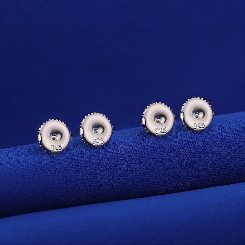 Kouley 2 Pairs14k Gold Plated Screw Earring Backs 925 Sterling Silver Screw On Earring Backs for Studs,Hypoallergenic Screw Backs for Earrings Fit Threaded Post 0.032'' - Image 5