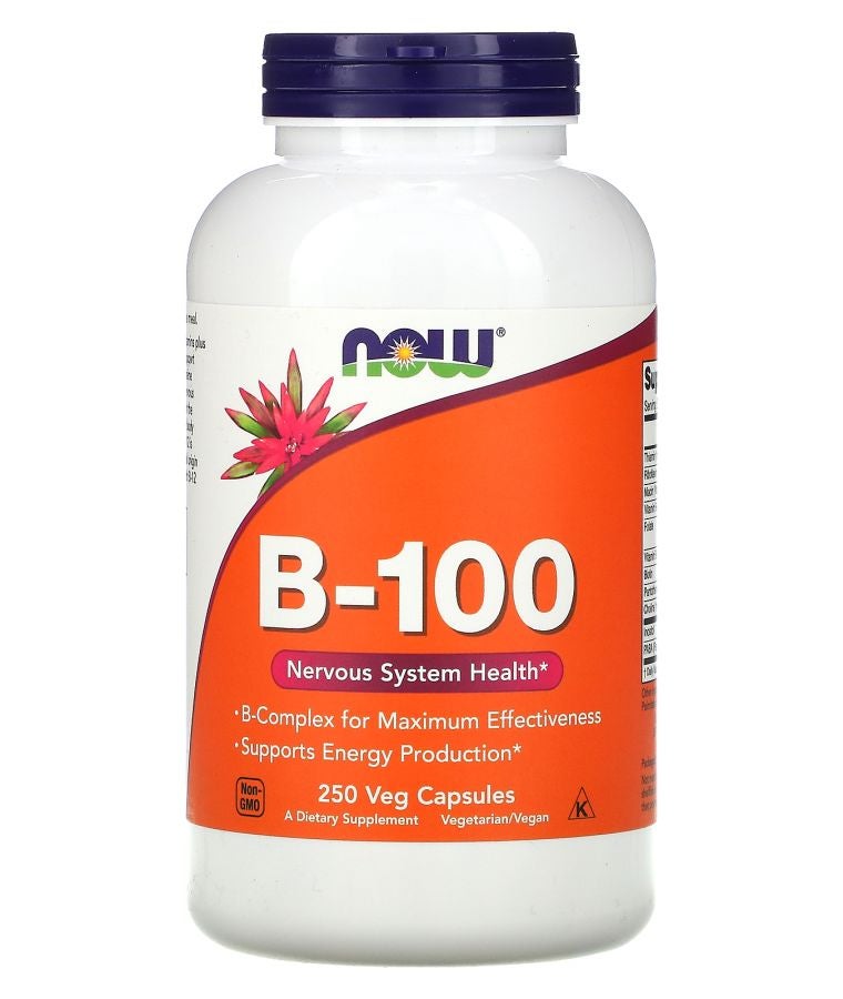 now B-100 250 Veg Capsules