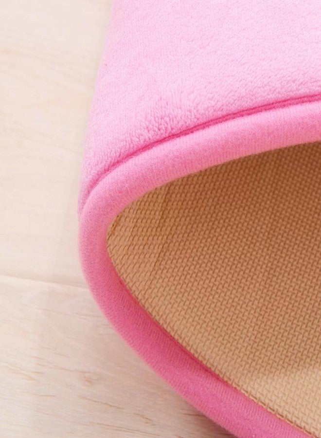 ستاي يانج سجاد وردي لطيف برسومات كرتونية، مناسب لغرف النوم والمعيشة والحمامات، يتميز بتصميم فائق النعومة من إسفنج الذاكرة، مانع للانزلاق وماص للرطوبة، مقاس 15.75 × 23.62 بوصة. - Image 4