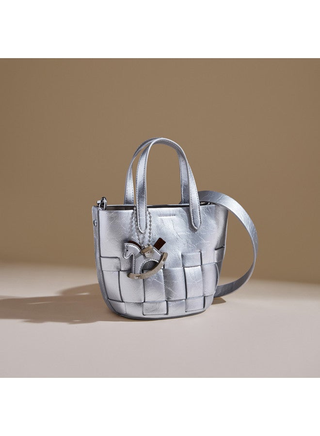 15MINS New Trendy Basket Bag For Women - Versatile Handheld/shoulder/crossbody Tote - Image 2