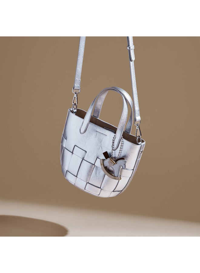15MINS New Trendy Basket Bag For Women - Versatile Handheld/shoulder/crossbody Tote - Image 3