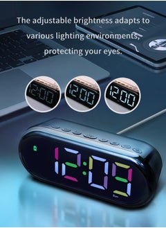 Alarm Clock with Colorful  LED Display, Ambient Light, Visual Countdown, and Date Function for Students, Professionals, and Kids - pzsku/Z97776AC5A8CB768CFA7EZ/45/_/1740510379/12bf6c39-6393-4ed2-a4fe-fe7d12c0c824