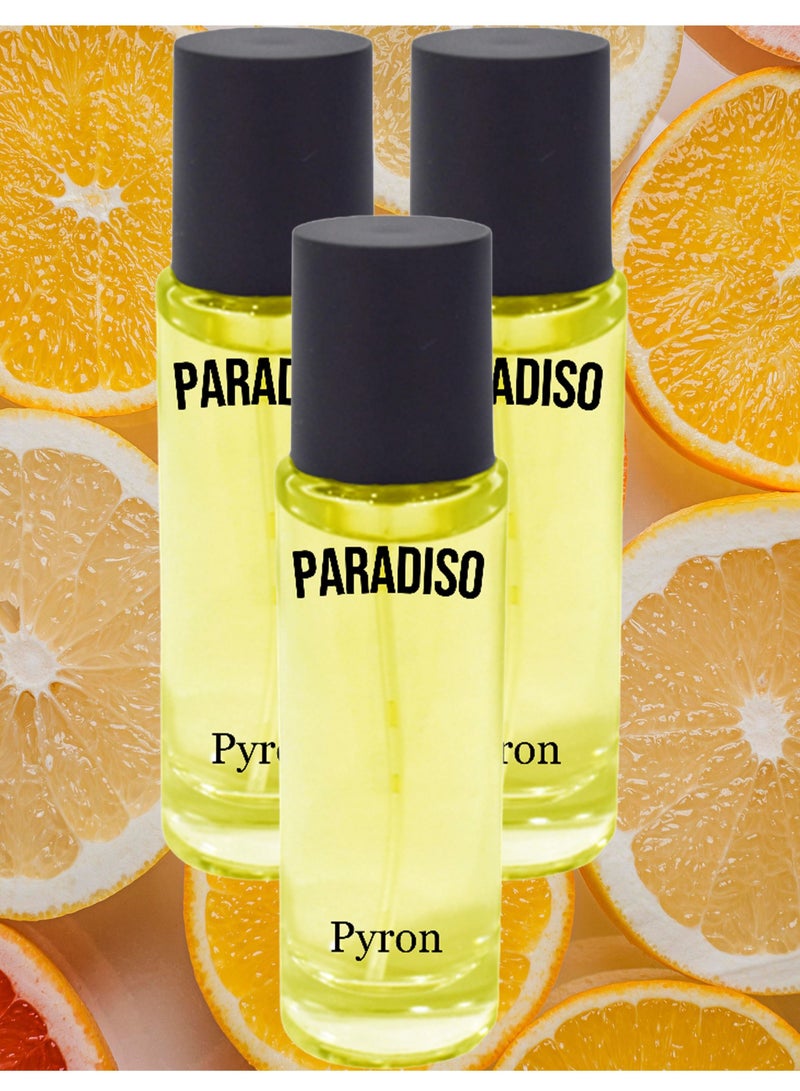 بيرون 3 قطع عطر باراديسو 30 مل EDP