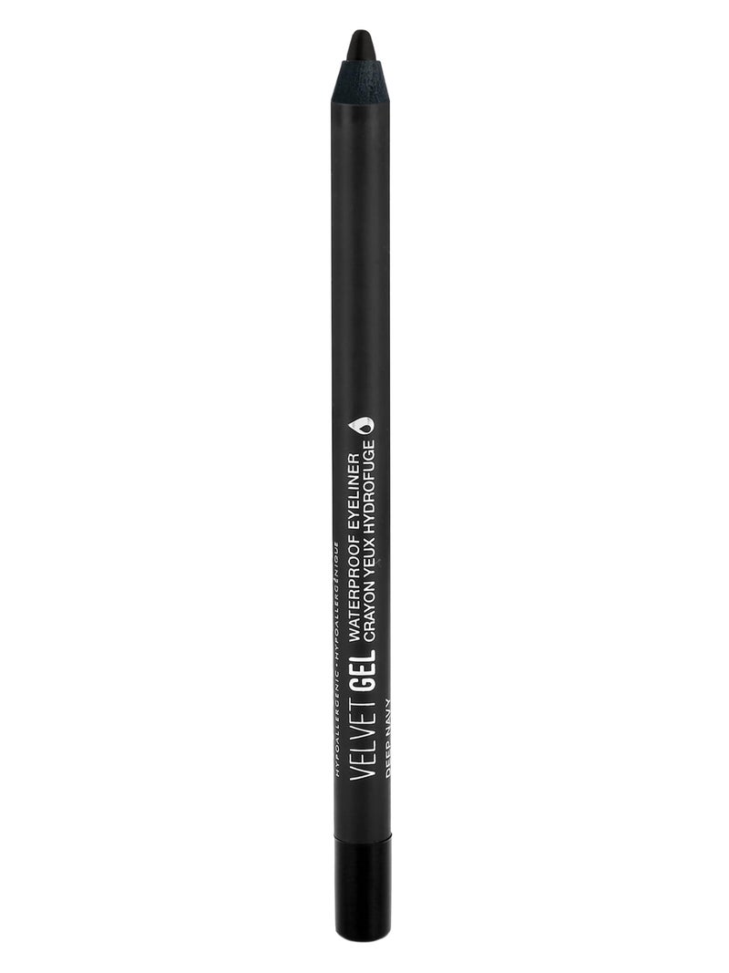 Marcelle Velvet Gel Waterproof Eyeliner, Jet Black, Hypoallergenic and Fragrance-Free, 0.04 oz