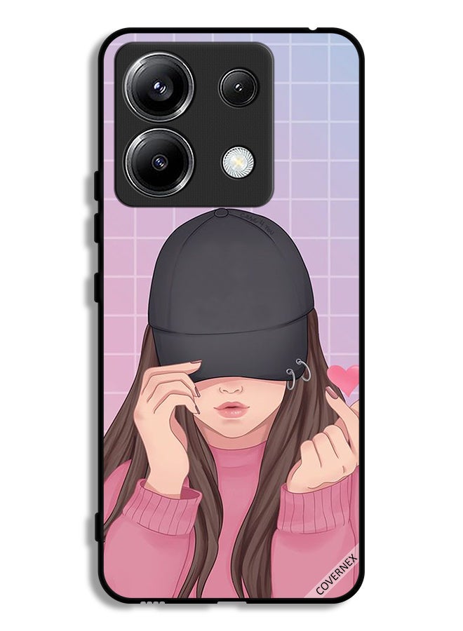Covernex Xiaomi Poco X6 5G Protective Case Cover Snap Love Cap Girl - Image 1