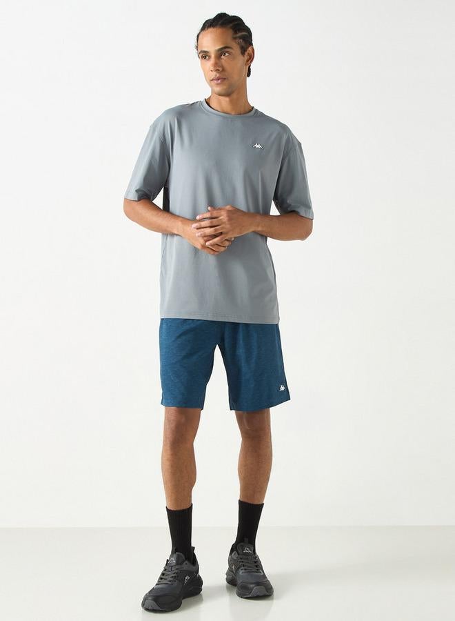 كابا تيشيرت بارز الملمس بياقة ضيقة وأكمام قصيرة من كابا - Image 3