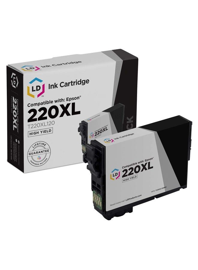 LD Products Remanufactured Ink Cartridge Replacement for Epson 220XL T220XL120 High Yield (Black) - Image 1