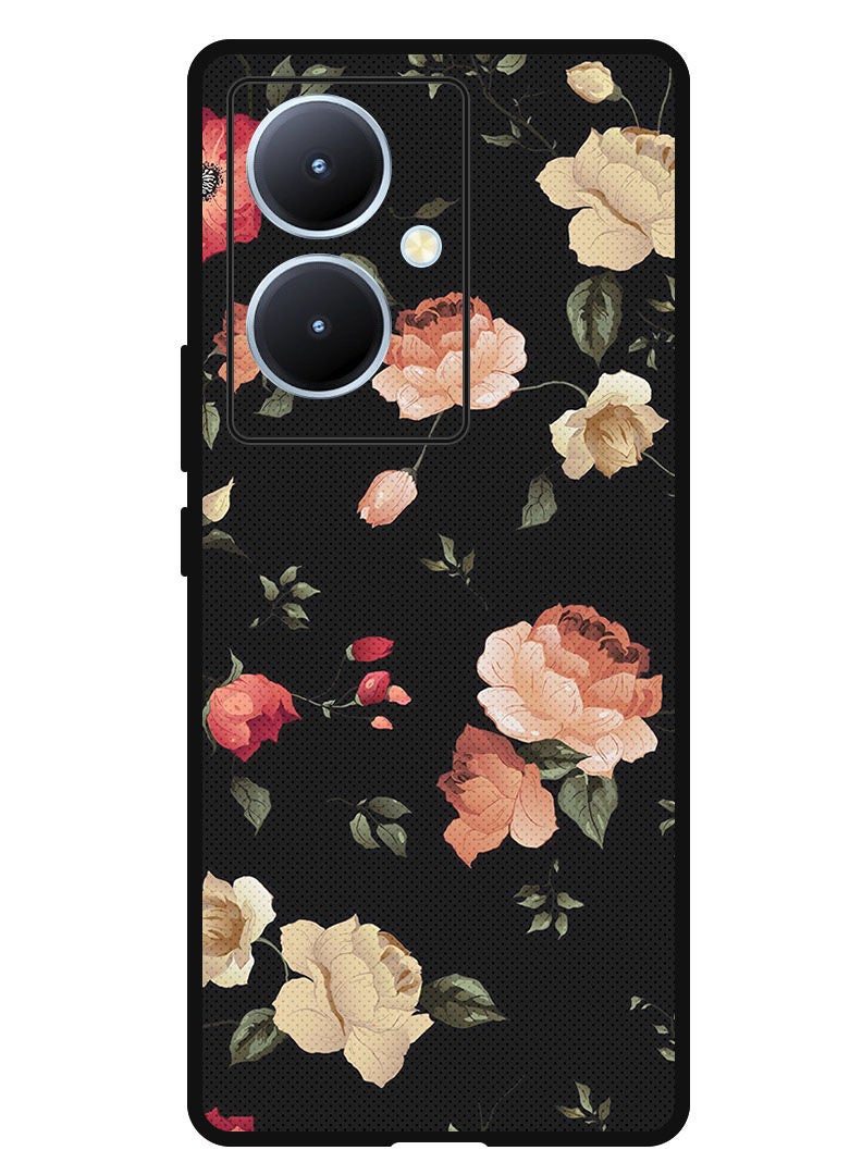 Theodor Protective Case Anti Scratch Shock Proof Bumper Cover For ViVo Y78/ Y78 Plus Colourful Lotus  - Image 1