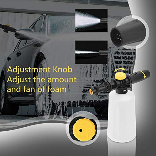 FUNTECK Foam Cannon for Karcher K Series, Adjustable Snow Cannon Foam Lance kit, Compatible with Karcher’s K2/K3/K4/K5/K6/K7 Pressure Washer - Image 3