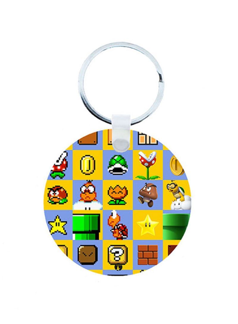 RKN Super Mario Wooden Keychain
