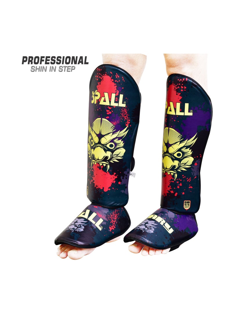 Spall Shin and Instep Guard for Taekwondo, Martial Arts, MMA Foot Protective Gear Protector for Sparring  - Image 2