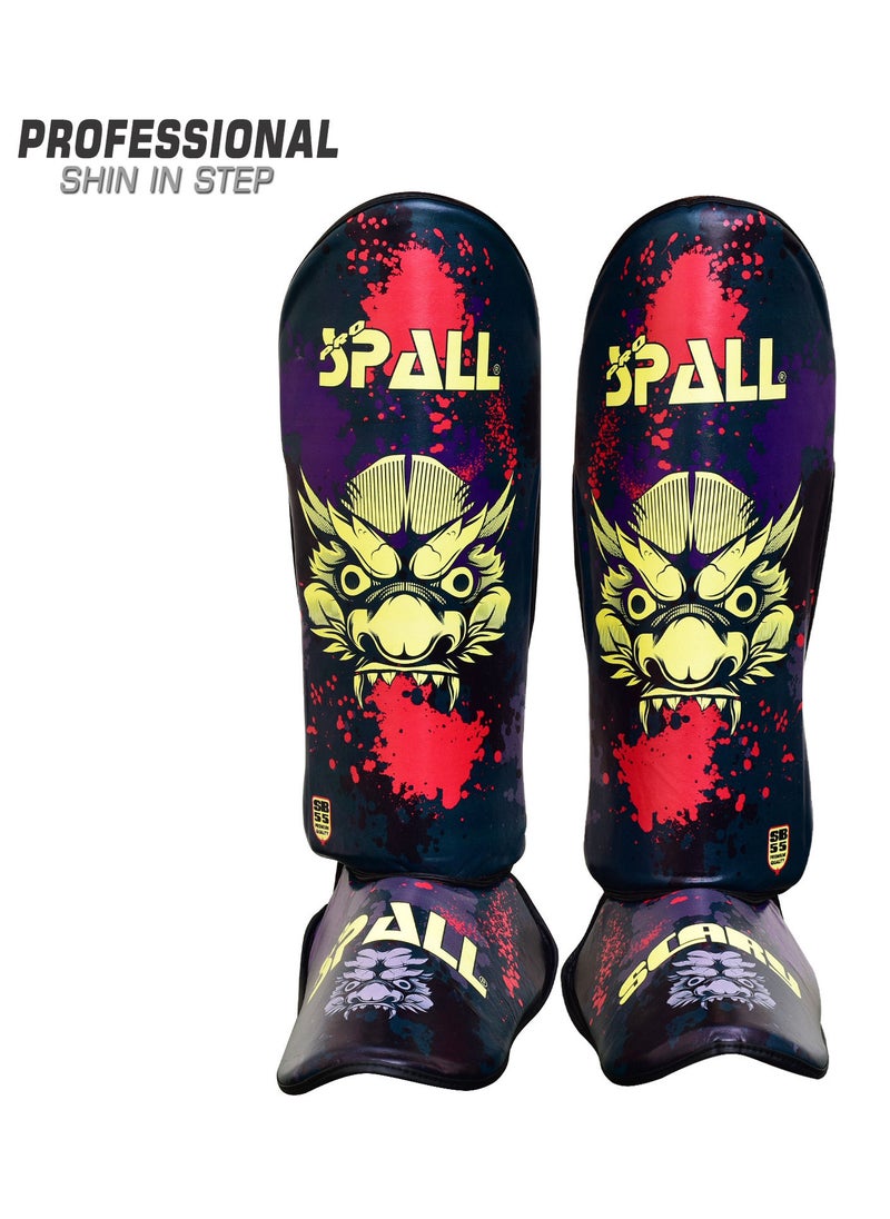 Spall Shin and Instep Guard for Taekwondo, Martial Arts, MMA Foot Protective Gear Protector for Sparring  - Image 1
