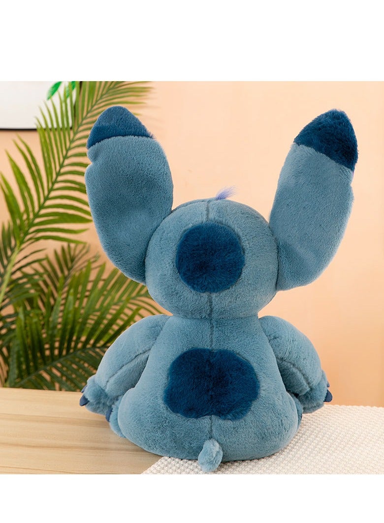 اكسبير دمية ستيتش زرقاء 30 سم ليلو وستيتش من ديزني ناعمة جدا هدية مثالية لعيد الحب وعيد الميلاد للأطفال - Image 4