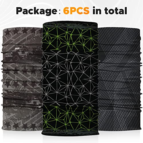 JOEYOUNG Headwear, Bandana, Neck Gaiter Head Wrap Headband Balaclava Magic Scarf - Image 3