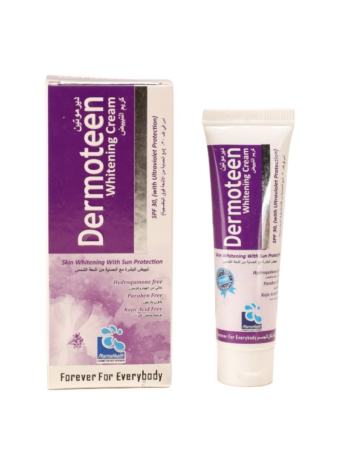 فارما هيلث كريم ديرموتين لتوهج البشرة بمعامل حماية SPF 30 – مرطب لتفتيح المظهر وتصحيح البقع 20 مل | يوحد لون البشرة ويرطبها ويحميها - Image 1